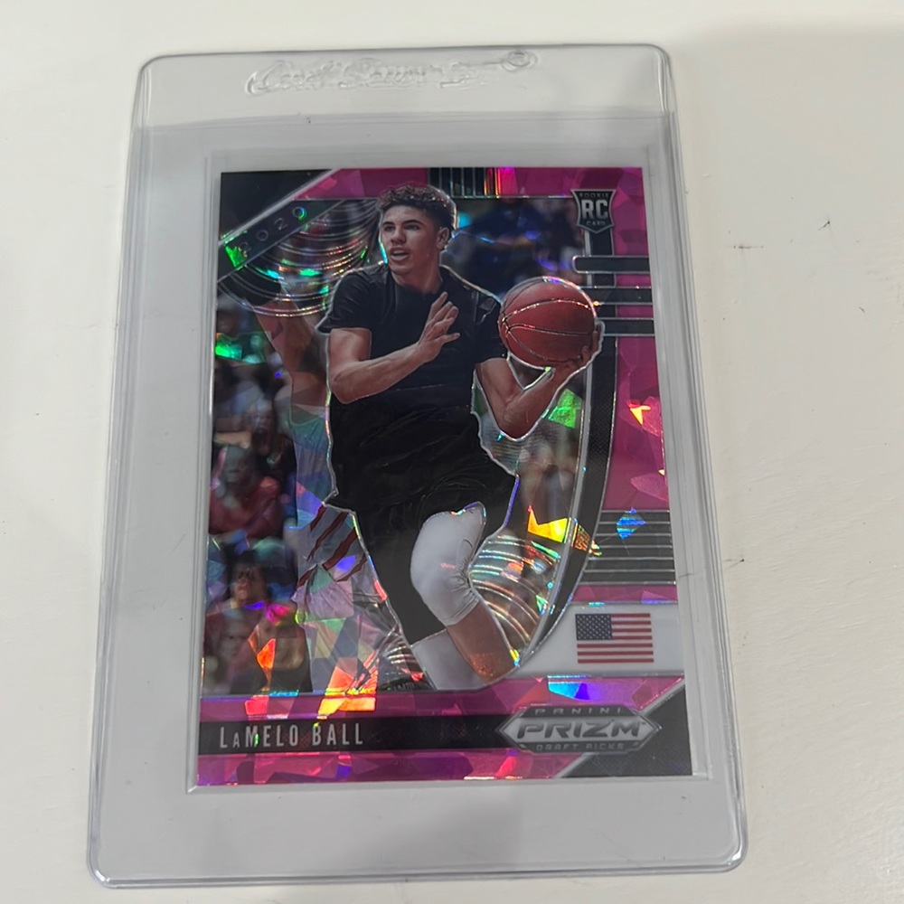 LaMelo Ball Fast Break Pink #3 2020 Panini Prizm Draft Picks